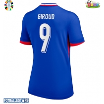 Frankrike Olivier Giroud #9 Hjemmedrakt Dame EM 2024 Kortermet